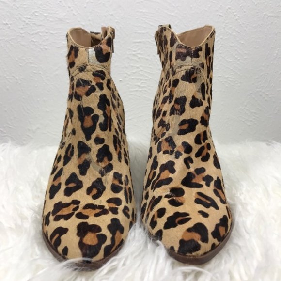 *Rare* Steve Madden Calf Hair Cheetah Booties - Picture 3 of 4